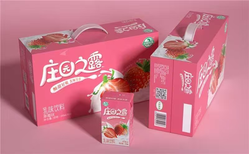 尊时凯龙之露乳味饮料(草莓味)